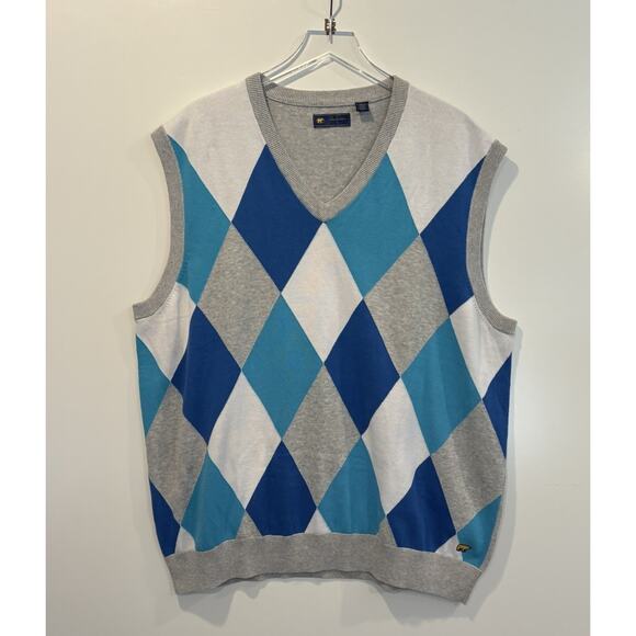 Jack Nicklaus Golden Bear Aryle Cotton Sweater Vest Golf Mens Size XXL (1137) - Picture 2 of 6